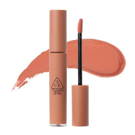 Elevated Elegance: 3CE Velvet Lip Tint in #NEW NUDE - Luxurious Texture, Intense Color & Moisturizing Benefits