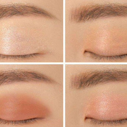 Chic Fusion Mini Eyeshadow Palette: Enchanting Pink & Brown Shades