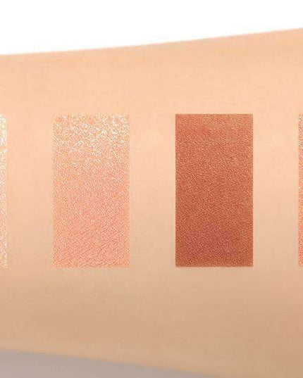 Chic Fusion Mini Eyeshadow Palette: Enchanting Pink & Brown Shades