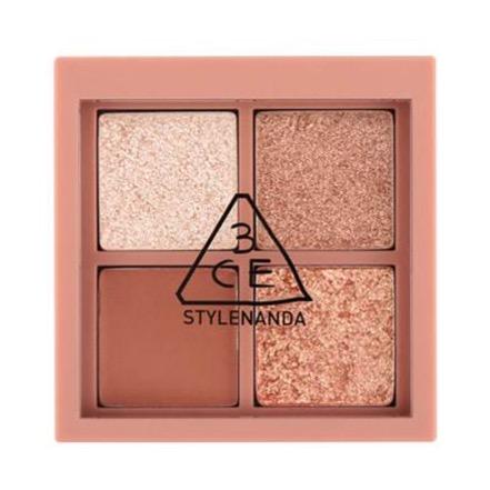 3CE Mini Multi Eye Color Palette in Second Pair: Pink & Brown Eyeshadow Set for All Styles