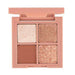 Chic Fusion Mini Eyeshadow Palette: Enchanting Pink & Brown Shades