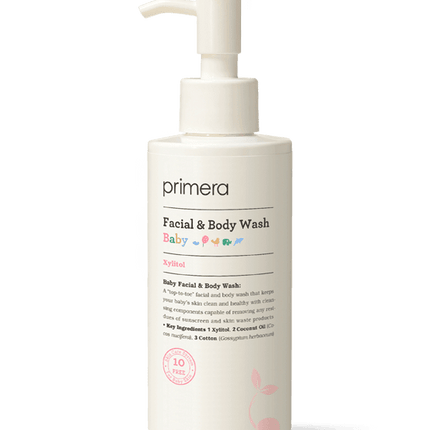 Nourishing Baby Face Cleanser with Xylitol, Coconut Oil, and Cotton Extract
