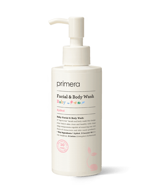 Nourishing Baby Face Cleanser with Xylitol, Coconut Oil, and Cotton Extract