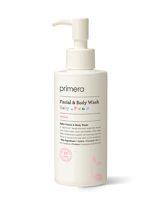 Gentle Baby Face Wash with Xylitol, Coconut Oil, and Cotton Extract