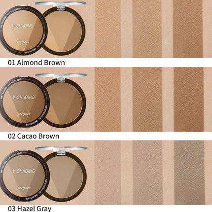 Sculpted Glow Contouring Powder Trio - Master Your Makeup Techniques