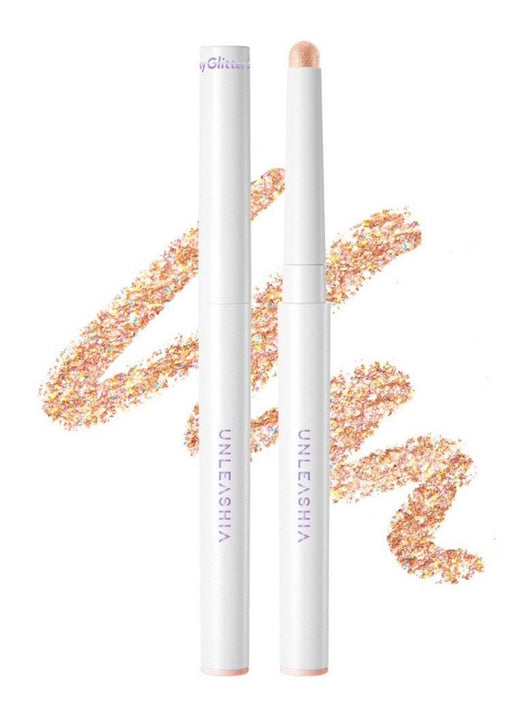 Coral Gold Glitter Stick - Audacious Sparkle in Shade Brave by UNLEASHIA