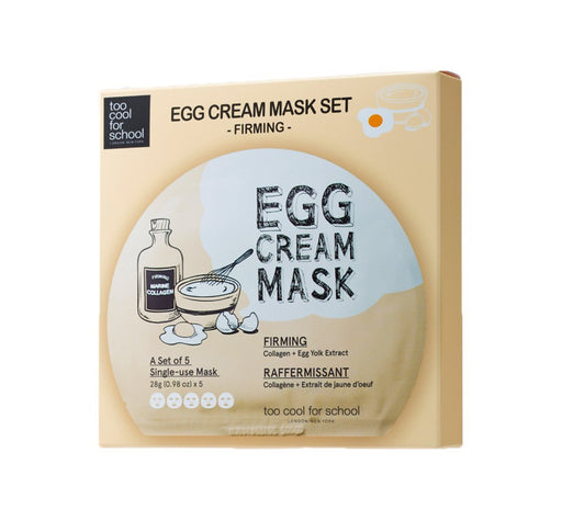Youthful Radiance Egg Cream Mask Set - Luxurious Skincare Kit for Firmness and Glow