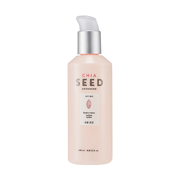 Chia Seed & Pink B12 Intense Hydration Lotion for Radiant Skin Renewal