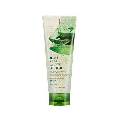 Hydrating Aloe Foam Cleanser with Botanical Extracts for Gentle Purification and Skin Soothing