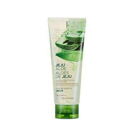 Hydrating Aloe Foam Cleanser with Botanical Extracts for Gentle Purification and Skin Soothing