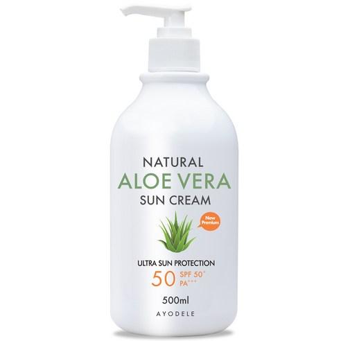 AYODELE Organic Aloe Vera Sunscreen with 500ml Nourishment
