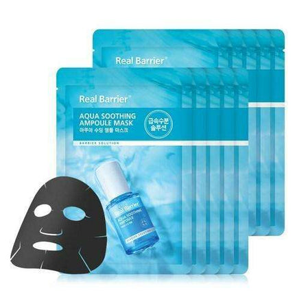 Hydrating Aqua Gel Mask Set - 10-Piece Calming Bundle for Sensitive Skin