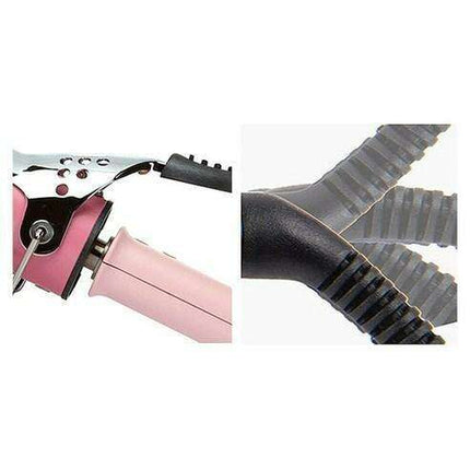 Glamorous Pink Wave Curling Wand for Effortless Curls and Healthy Hair