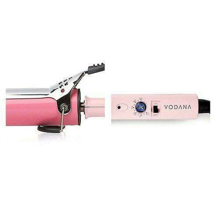 Glamorous Pink Wave Curling Wand for Effortless Curls and Healthy Hair