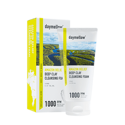 Revitalizing Amazon White Clay Deep Cleansing Foam for Skin Rejuvenation