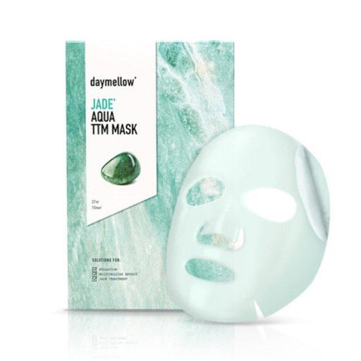 Jade Aqua Gemstone TTM Mask Set - Skin Revitalizing Sheet Masks - Skin Hydrating and Nourishing Formula