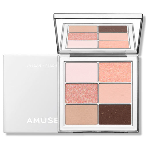 AMUSE Vegan Sheer Eyeshadow Collection - 6 Shades (Featuring 4 Stunning Colors)
