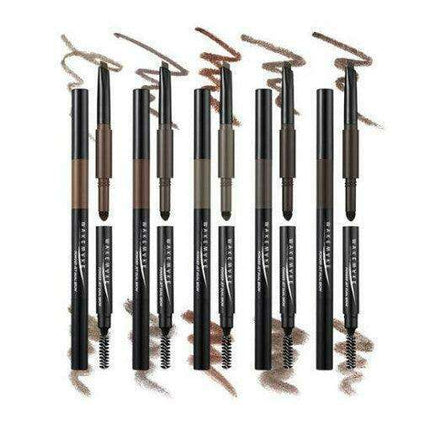 Brow Mastery Kit: Triangular Pencil & 5 Dynamic Shades for Impeccable Eyebrow Styling