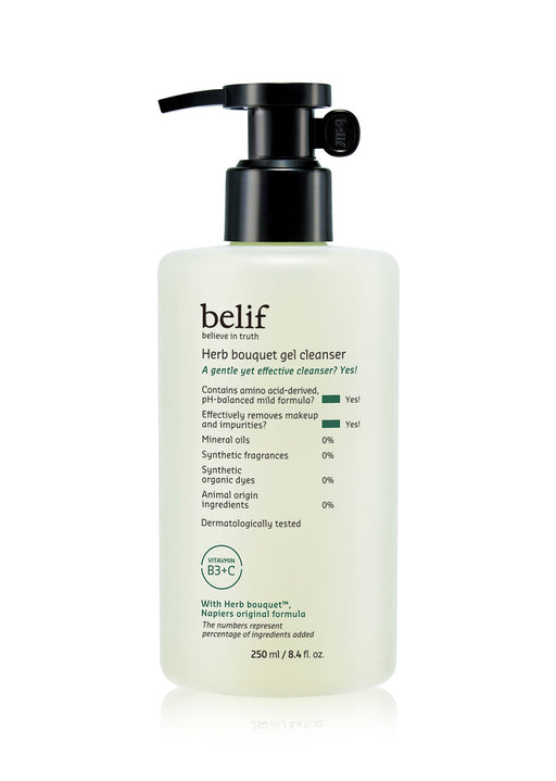 Herb Bouquet Amino Acid Gel Cleanser - Gentle Skincare for Sensitive Skin