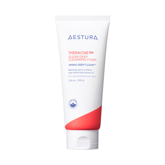 AESTURA THERACNE 365 Clear Deep Cleansing Foam - Solution for Oily and Acne-Prone Skin