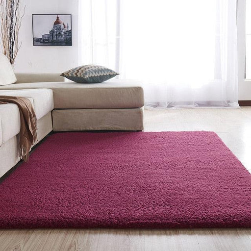 Luxurious Nordic Fluffy Area Carpet: Elegant Home Decor Accent
