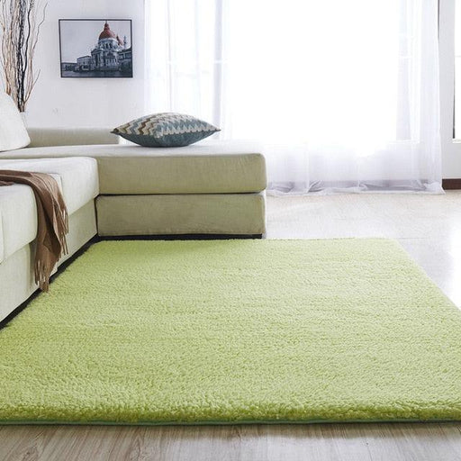 Cozy Nordic Plush Area Rug with Elegant Solid Pattern