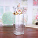 Red rose Enamel Crystal Flower Drinkware for Hot and Cold Drinks