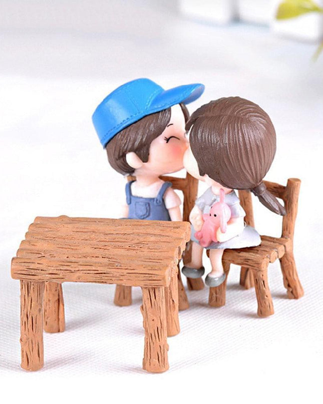 Enchanting Miniature Fairy Garden Dining Set in Premium Resin