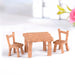 Magical Resin Fairy Garden Table and Chairs Mini Set