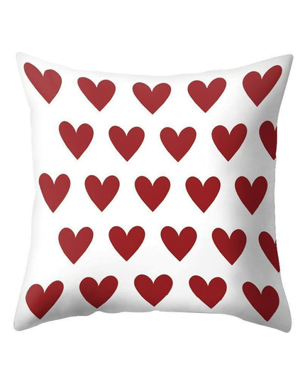 Romantic Love Heart Decorative Pillow Cover - Perfect for Home and Office Ambiance