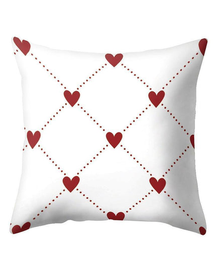 Romantic Love Heart Decorative Pillow Cover - Perfect for Home and Office Ambiance