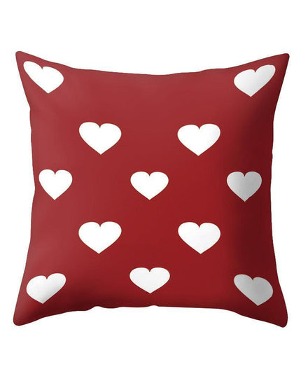 Romantic Love Heart Decorative Pillow Cover - Perfect for Home and Office Ambiance
