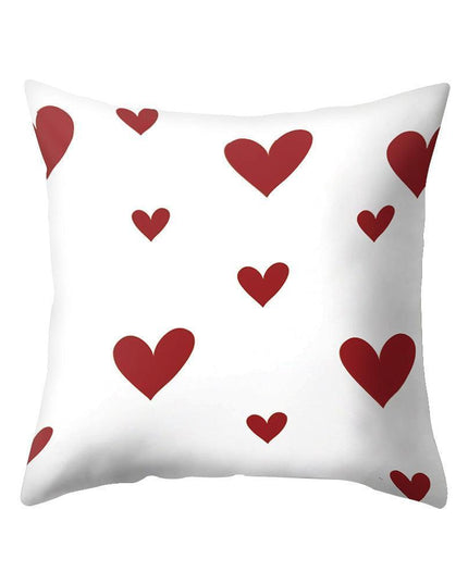 Romantic Love Heart Decorative Pillow Cover - Perfect for Home and Office Ambiance