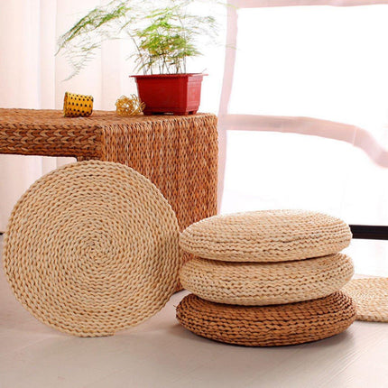 Sustainable Tatami-Style Straw Meditation Cushion for Eco-Friendly Practices