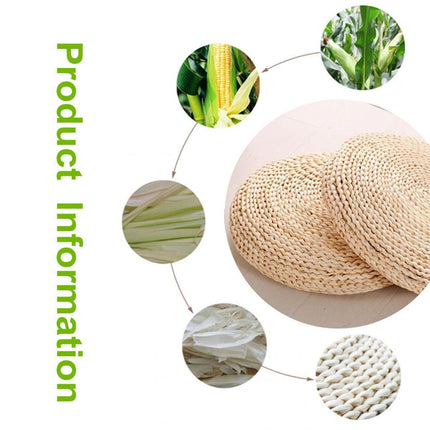 Sustainable Tatami-Style Straw Meditation Cushion for Eco-Friendly Practices