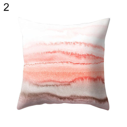 Serene Coastal Sunset Pillow Cover - Elegant Seascape Accent for Home & Office