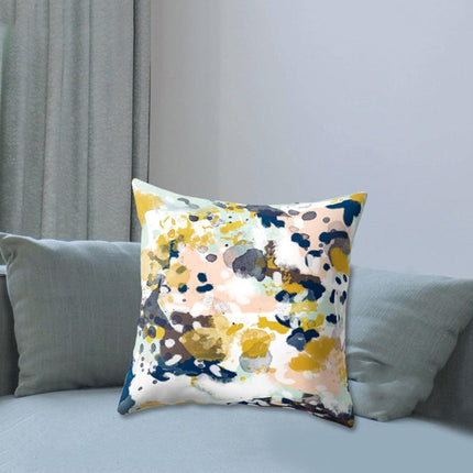 Serene Coastal Sunset Pillow Cover - Elegant Seascape Accent for Home & Office