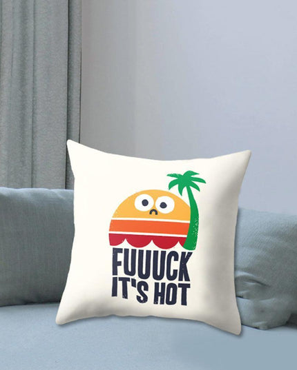 Serene Coastal Sunset Pillow Cover - Elegant Seascape Accent for Home & Office