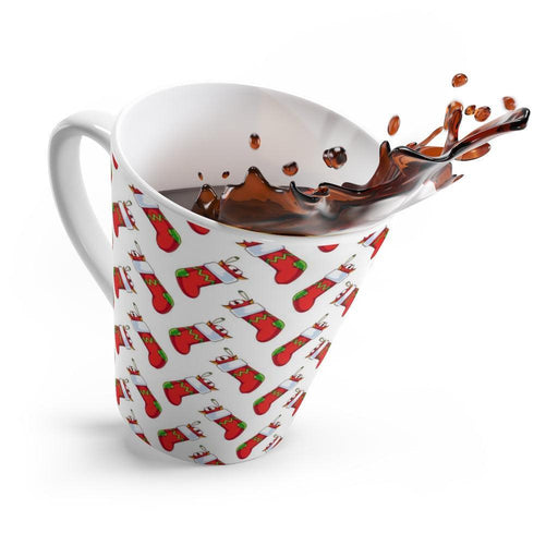Festive Christmas Latte Mug - 12 oz Edition with Seasonal Charm