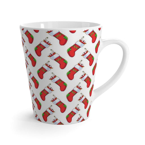 Festive Christmas Latte Mug - 12 oz Edition with Seasonal Charm