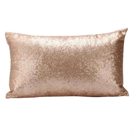 Glamorous Gold Sequin Decorative Pillow Cover for Stylish Home Accents