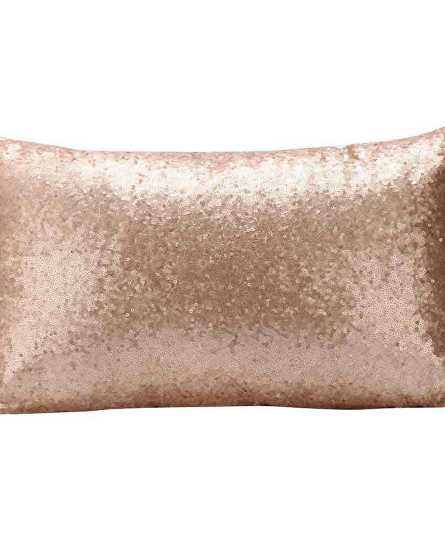 Glamorous Gold Sequin Decorative Pillow Cover for Stylish Home Accents