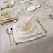 Exquisite Botanica French Lace Table Set with 26 Pieces (serves 12)