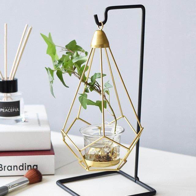 Nordic Luxe Gold Geometric Candle Holder Collection - Sophisticated Home Decor Accent