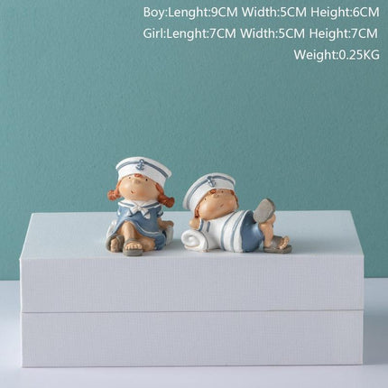 Mediterranean Elegance Resin Figurines Collection for Stylish Home Accents