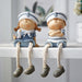 Set of two Mediterranean Doll Resin Crafts Figurines for Home Decoration