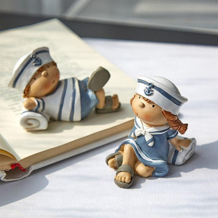 Mediterranean Elegance Resin Figurines Collection for Stylish Home Accents