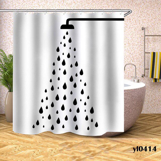 Geometric Plaid Shower Curtain with Personality