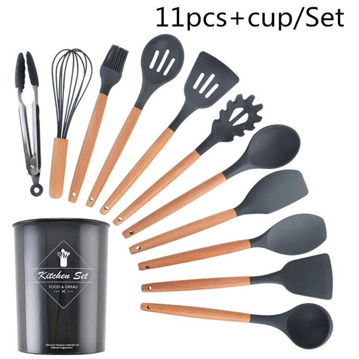 Silicone Cooking Tools Set: Durable and Stylish Kitchen Essentials