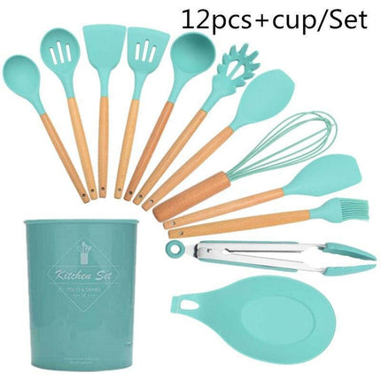 Elevate Your Kitchen with Versatile Premium Non-Stick Silicone Utensils Set